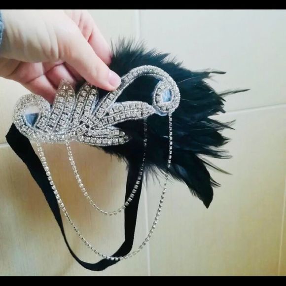 Great Gatsby 1920\'s Flapper Feather main image 2